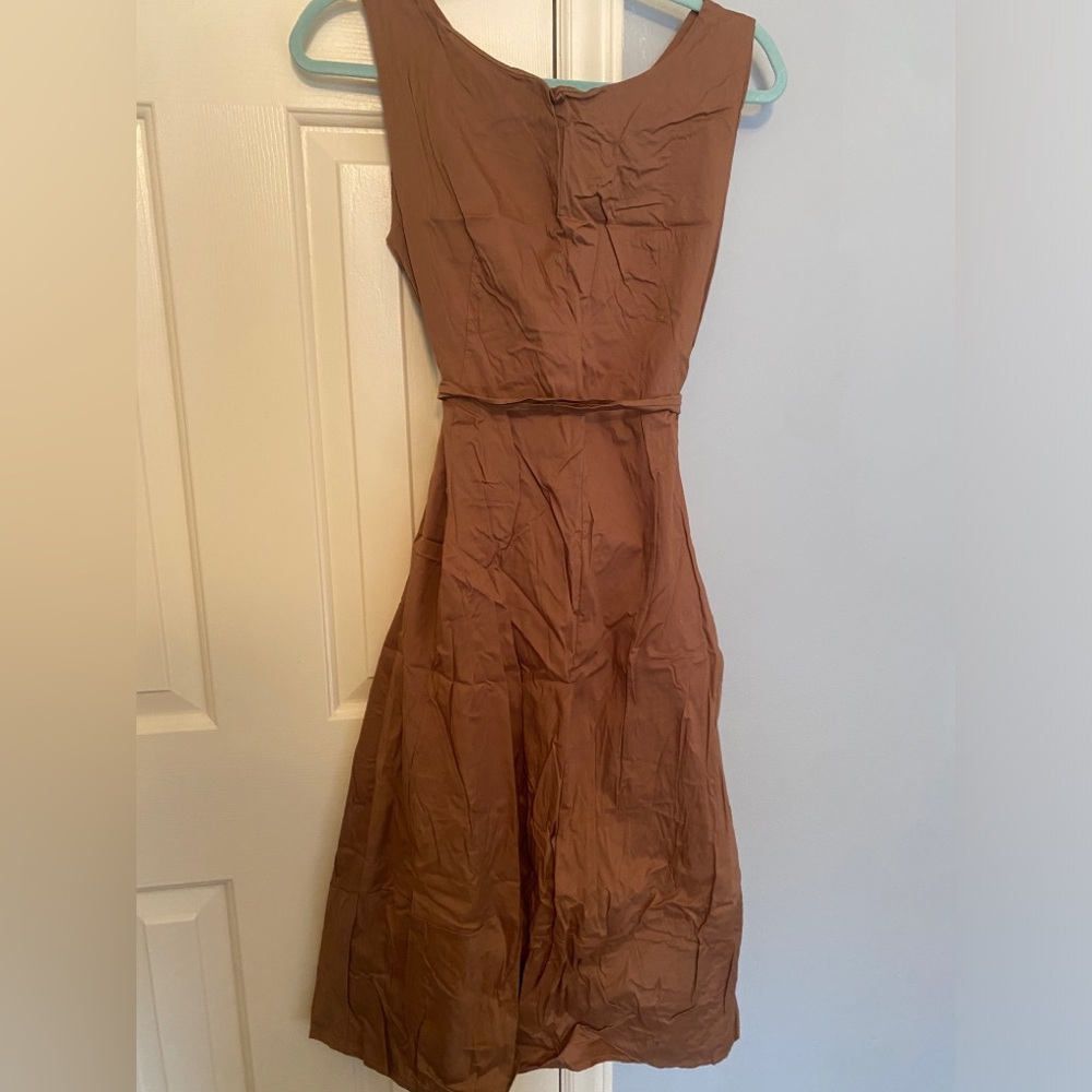 ADELE ALTMAN tie back dress